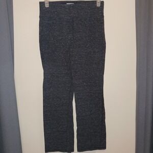 Athletic Works Womens Heathered Black Dark Grey Bootcut Yoga Pants Size Medium